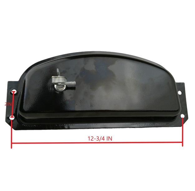 Fuel Gas Tank with Cap Petcock for 110cc 125cc Kandi KD-110GKG-2 KD-110GKT-2 ATK125A GK110 Go Kart