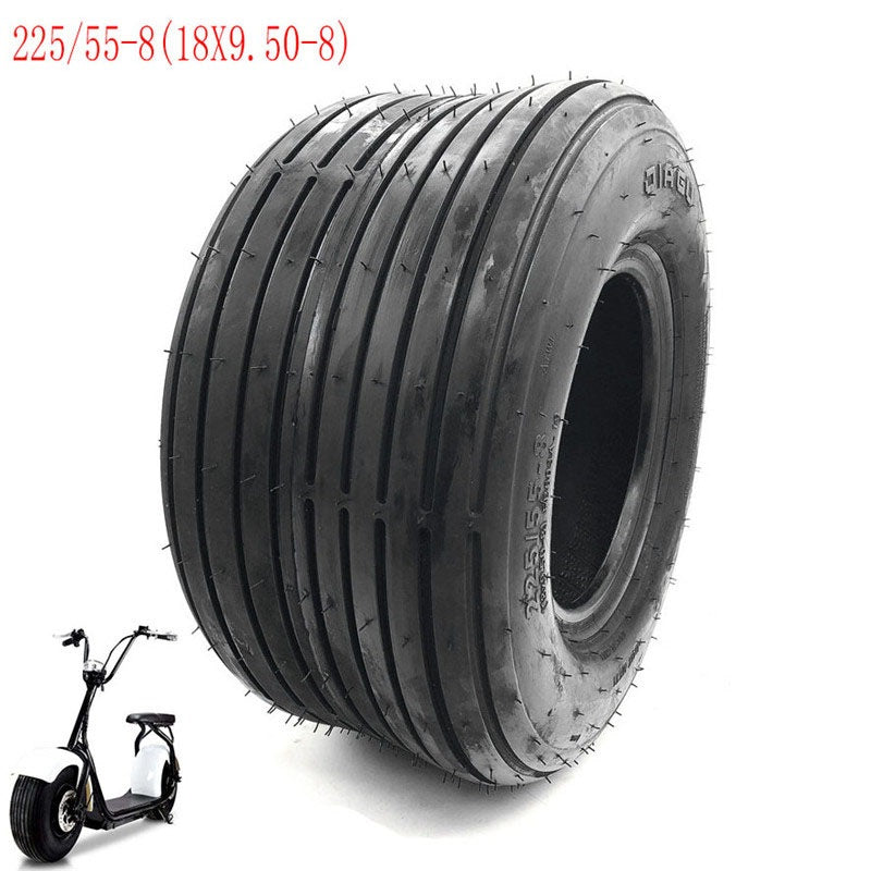 Tire 18X9.50-8 225/55-8 for Electric Scooter, 60V 12A, 800W Street ATV