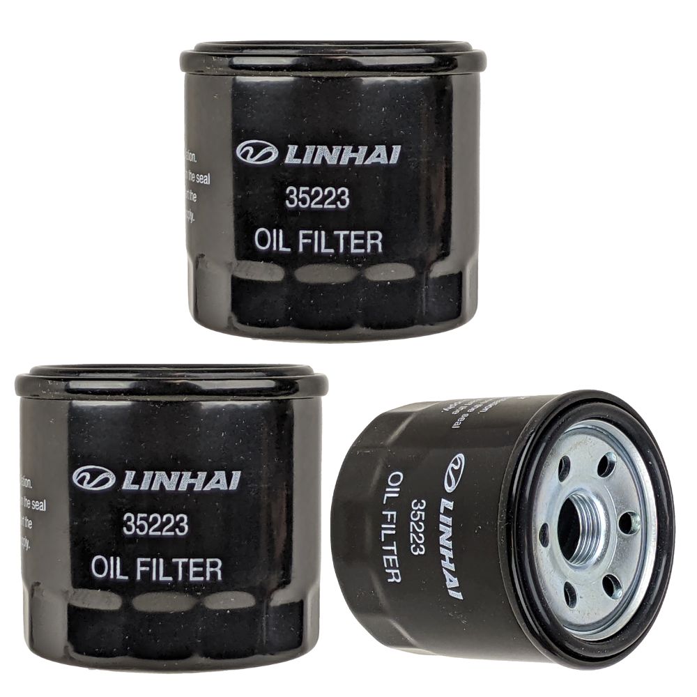 RedCap Genuine Oil Filter which Compatible for Linhai 500 & 550 ATVs, ATV 500-D, 500 ATV-D T3b, 500 ATV-D, M 550 EFI - Pack of 3