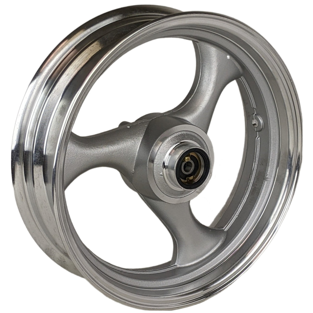 Front Wheel Rim - Tire Rim 13 Inch Mt3.50x13 for Gy6 Scooters - Sleek Black Aluminum Rims 5 Spoke Design for Improved Performance and Style