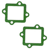 RedCap Reed Valve Gaskets for 50cc-90cc 2-Stroke POLARIS, DINLI, Yamaha JOG Minarelli & Chinese (1E40QMB, 1PE40QMB) engines - 44 x 38mm Center Rectangular Hole - Compatible with Various Models.