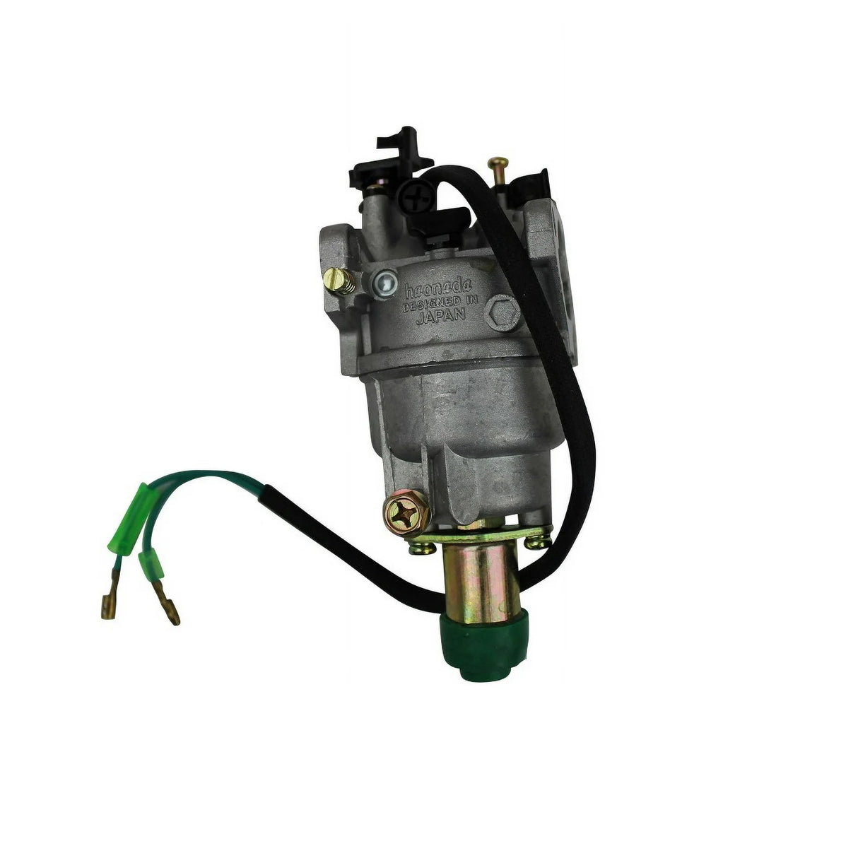 Generator Carburetor with Solenoid, Gaskets, Fuel Line - Manual Choke for Honda GX340cc, GX390cc, GX420cc, 8HP, 9HP, 11HP, 13HP Generators Engine