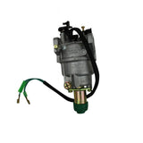 Generator Carburetor with Solenoid, Gaskets, Fuel Line - Manual Choke for Honda GX340cc, GX390cc, GX420cc, 8HP, 9HP, 11HP, 13HP Generators Engine