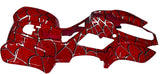 ATV Quad Body Plastic front rear fender fit Taotao only 110B 110cc Red Spider (Kit)