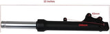 15" Front Forks for 50cc Jonway Y50qt-21 Boom revolution Taotao 50ATM X Pro Maui Gy6 Scooter