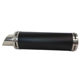 FixRightPro High Performance Exhaust System Muffler for GY6 50cc Scooter Moped TaoTao Jonway Kymco 139QMB Black (Kit)