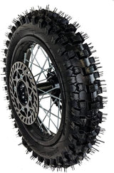 12" Rear Rim Wheel Disk Brake 80/100-12 Tire Tube Apollo SSR 50cc 125cc XR CRF Dirt Pit Bike Tao Kayo TSD 110 TD 125 15mm Axle With Brake Rotor and 428 41T Sprocket (12 inch) (Kit)