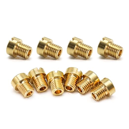 RedCap Set of 10 CVK Carburetor Main Jets Included (100-105-108-110-115-120-125-130-135-140) for 125cc, 150cc GY6 PD24 Carburetor Chinese Made Scooter Mopeds Engine Motor Carb - Easy Installation