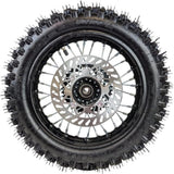 12" Rear Rim Wheel Disk Brake 80/100-12 Tire Tube Apollo SSR 50cc 125cc XR CRF Dirt Pit Bike Tao Kayo TSD 110 TD 125 15mm Axle With Brake Rotor and 428 41T Sprocket (12 inch) (Kit)