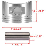 Piston & Ring Set for 125cc Horizontal Style Engine Pit Dirt Bike