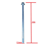 12mm x 215mm Rear Rim Wheel Axle with Bushing compatible with Pit Dirt Bike ATV Mini Bike
