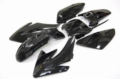 Body Plastic, CRF70, Apollo 007, BLACK