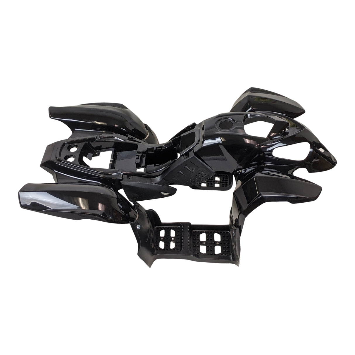 ATV Complete Plastic Body Fender Assembly for Panther 110PL, Coolster 3050B, TaoTao Ata110L Black Design