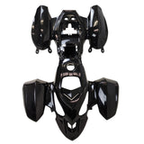ATV Complete Plastic Body Fender Assembly for Panther 110PL, Coolster 3050B, TaoTao Ata110L Black Design