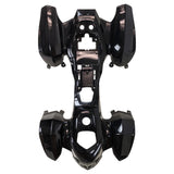 ATV Complete Plastic Body Fender Assembly for Panther 110PL, Coolster 3050B, TaoTao Ata110L Black Design