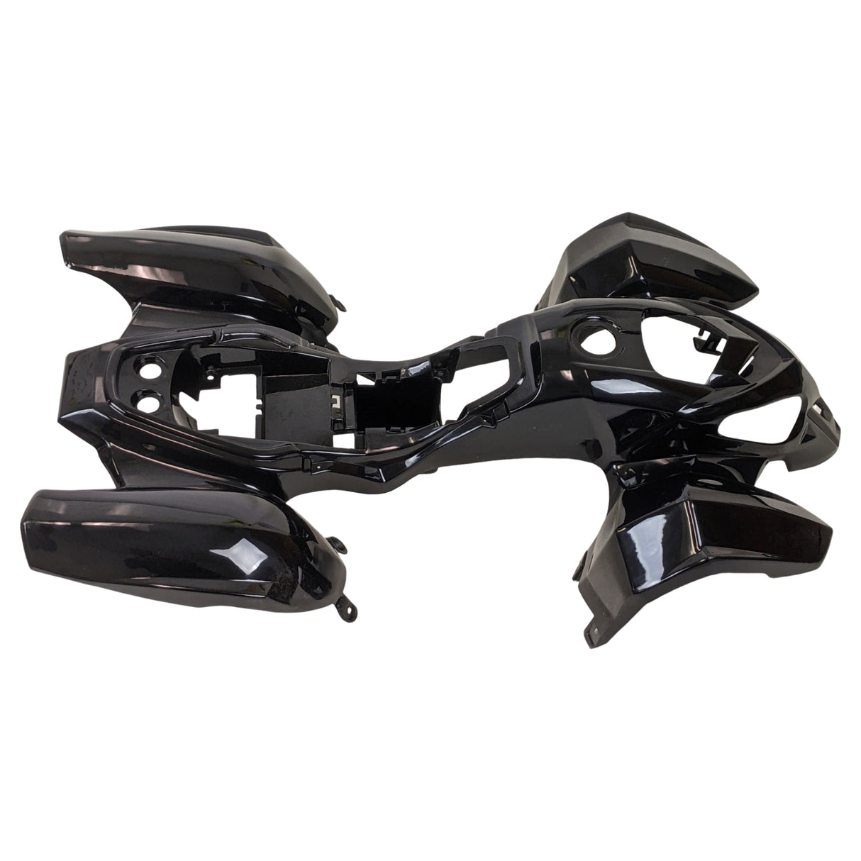 ATV Complete Plastic Body Fender Assembly for Panther 110PL, Coolster 3050B, TaoTao Ata110L Black Design