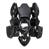 ATV Body Fender Assembly with Seat for Panther 110PL, 125PL, Coolster 3050B, TaoTao ATA110L Peace & Mudcat 90cc-110cc Models (Sleek Black)