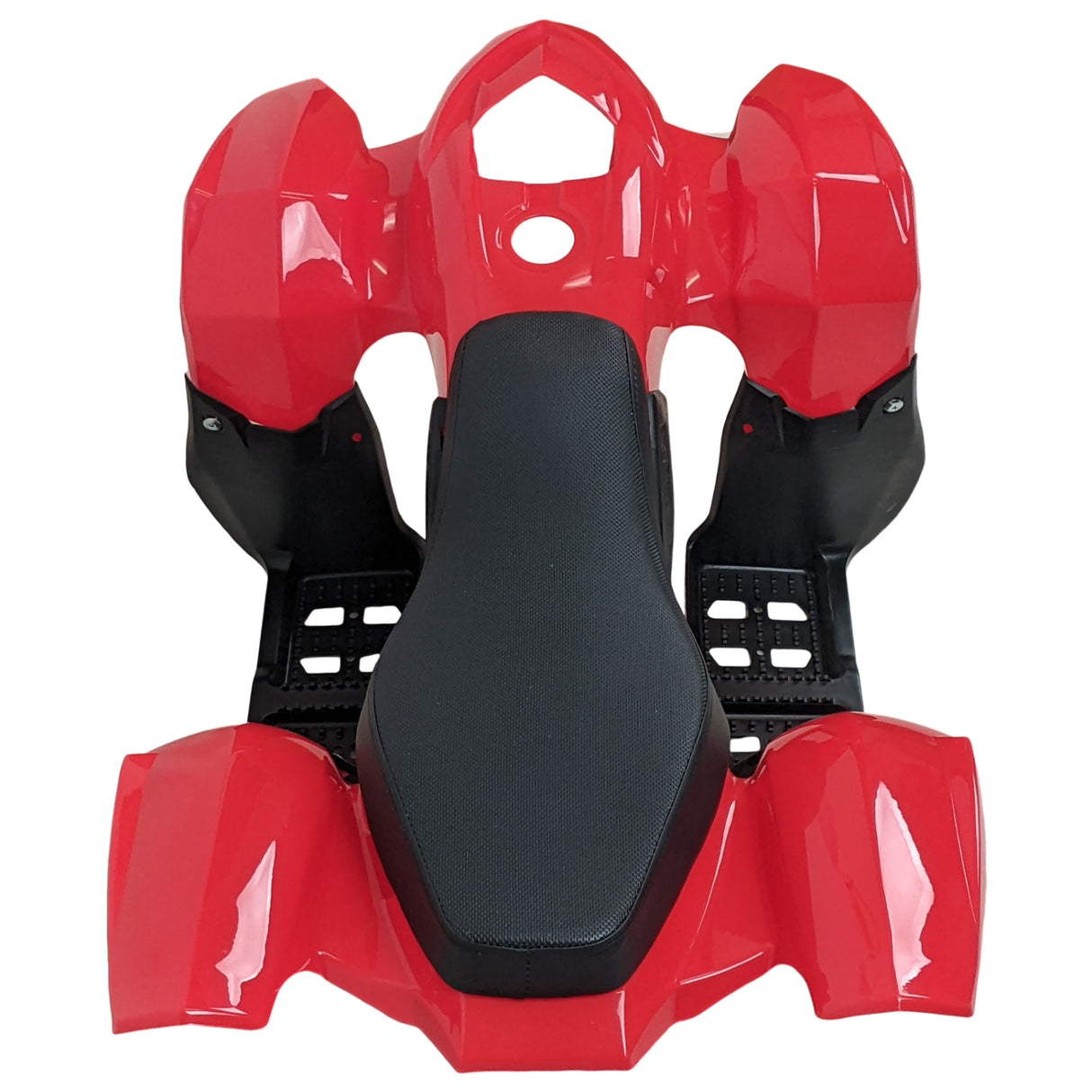 ATV Body Fender Assembly with Seat for Panther 110PL 125PL Coolster 3050B, TaoTao ATA110L (Red)