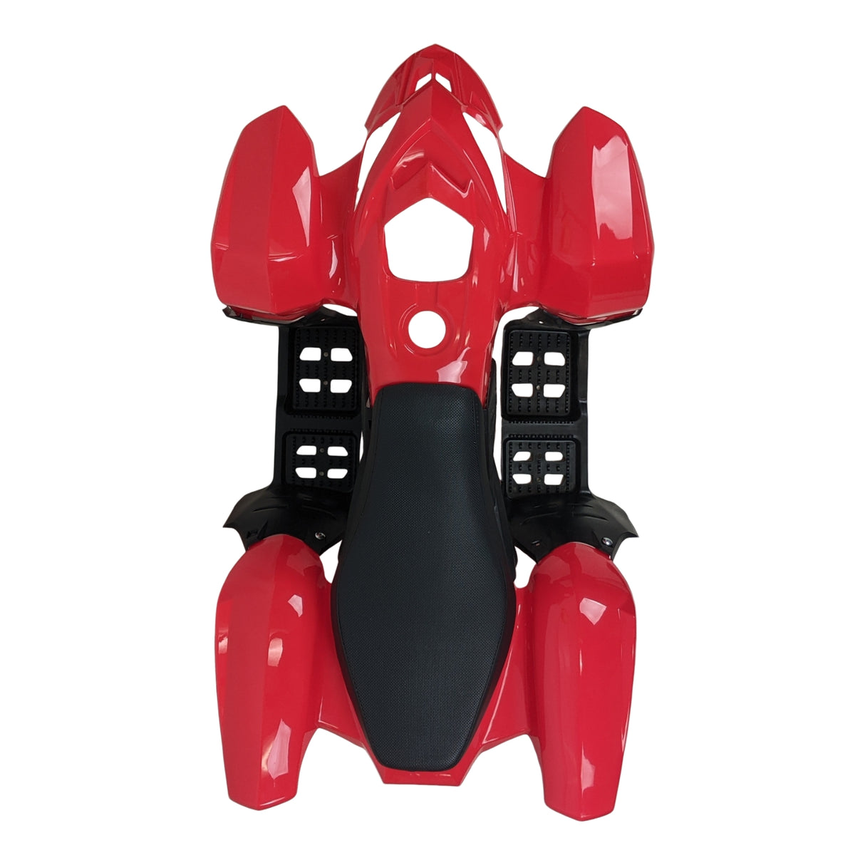 ATV Body Fender Assembly with Seat for Panther 110PL 125PL Coolster 3050B, TaoTao ATA110L (Red)