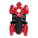 ATV Body Fender Assembly with Seat for Panther 110PL 125PL Coolster 3050B, TaoTao ATA110L (Red)