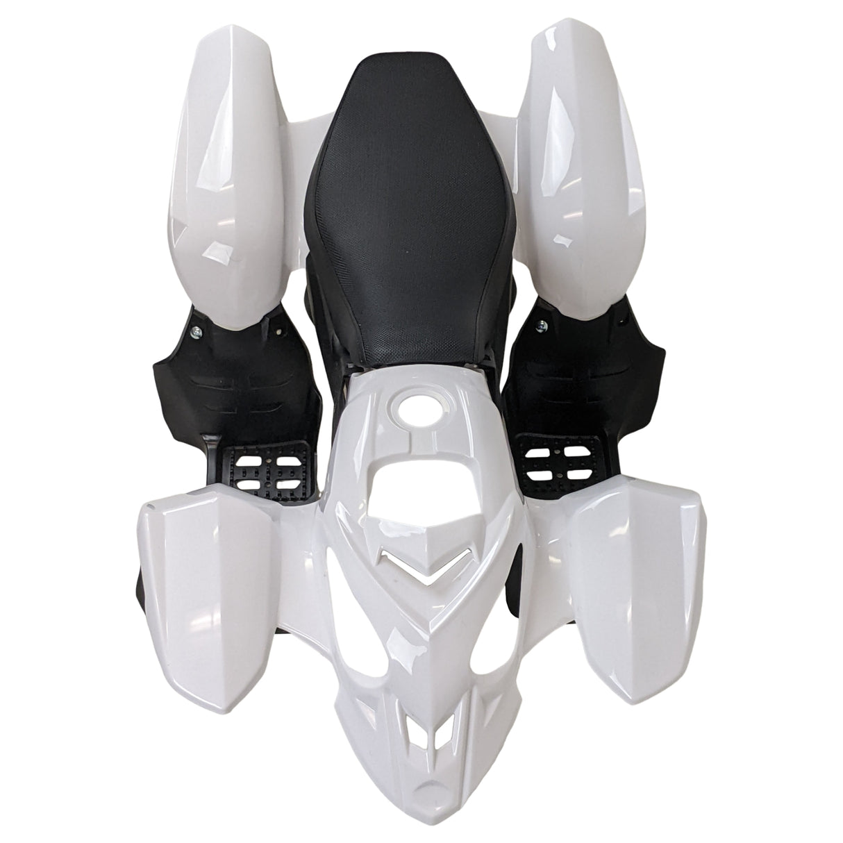 Complete ATV Body Fender Kit with Seat for Panther 110PL, 125PL, Coolster 3050B, TaoTao ATA110L (White)