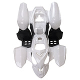 ATV Complete Plastic Body Fender Assembly for Panther 110PL, 125PL, Coolster 3050B, TaoTao Ata110L (White)