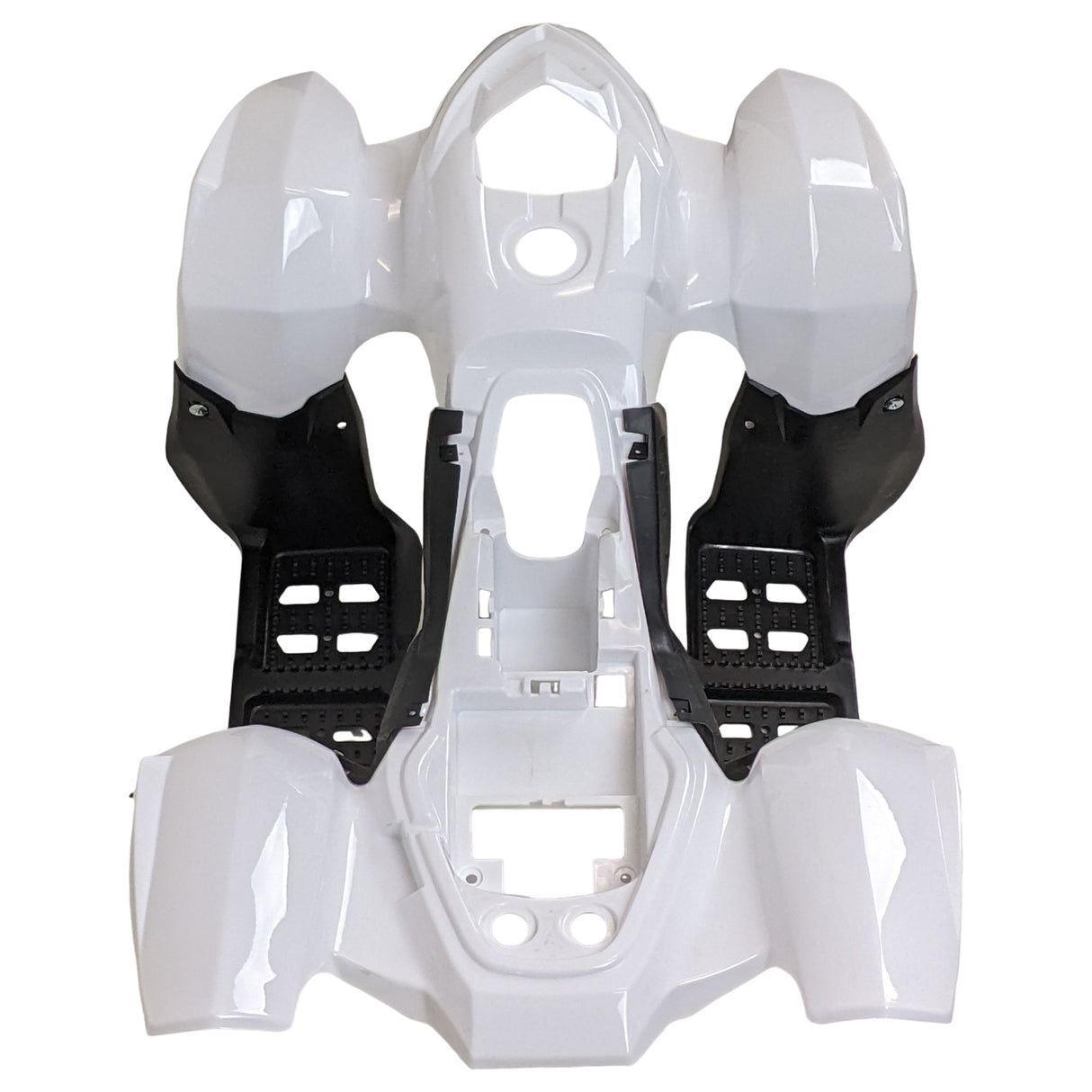 ATV Complete Plastic Body Fender Assembly for Panther 110PL, 125PL, Coolster 3050B, TaoTao Ata110L (White)