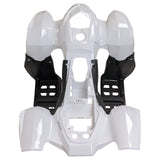 ATV Complete Plastic Body Fender Assembly for Panther 110PL, 125PL, Coolster 3050B, TaoTao Ata110L (White)