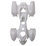 ATV Complete Plastic Body Fender Assembly for Panther 110PL, 125PL, Coolster 3050B, TaoTao Ata110L (White)