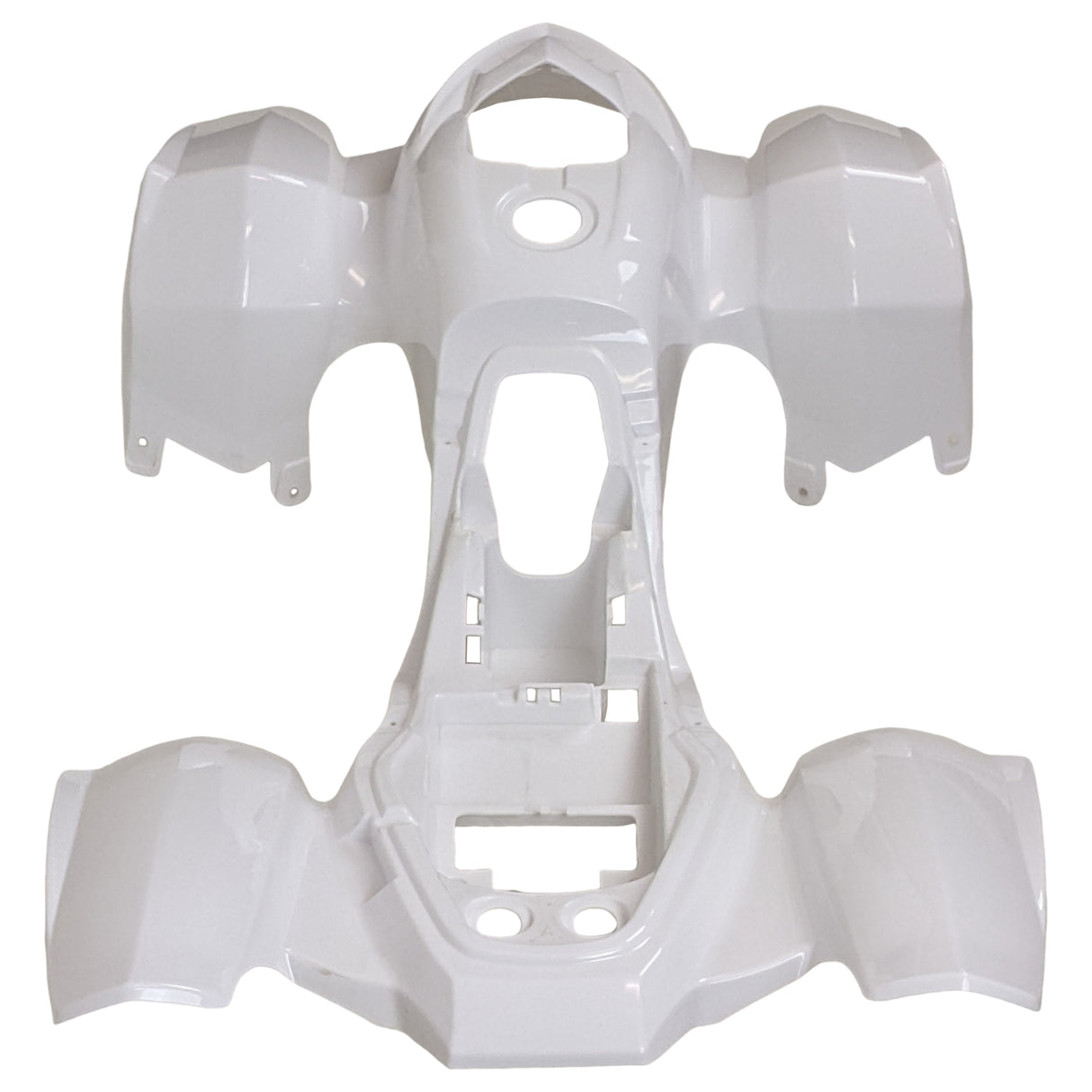 ATV Complete Plastic Body Fender Assembly for Panther 110PL, 125PL, Coolster 3050B, TaoTao Ata110L (White)