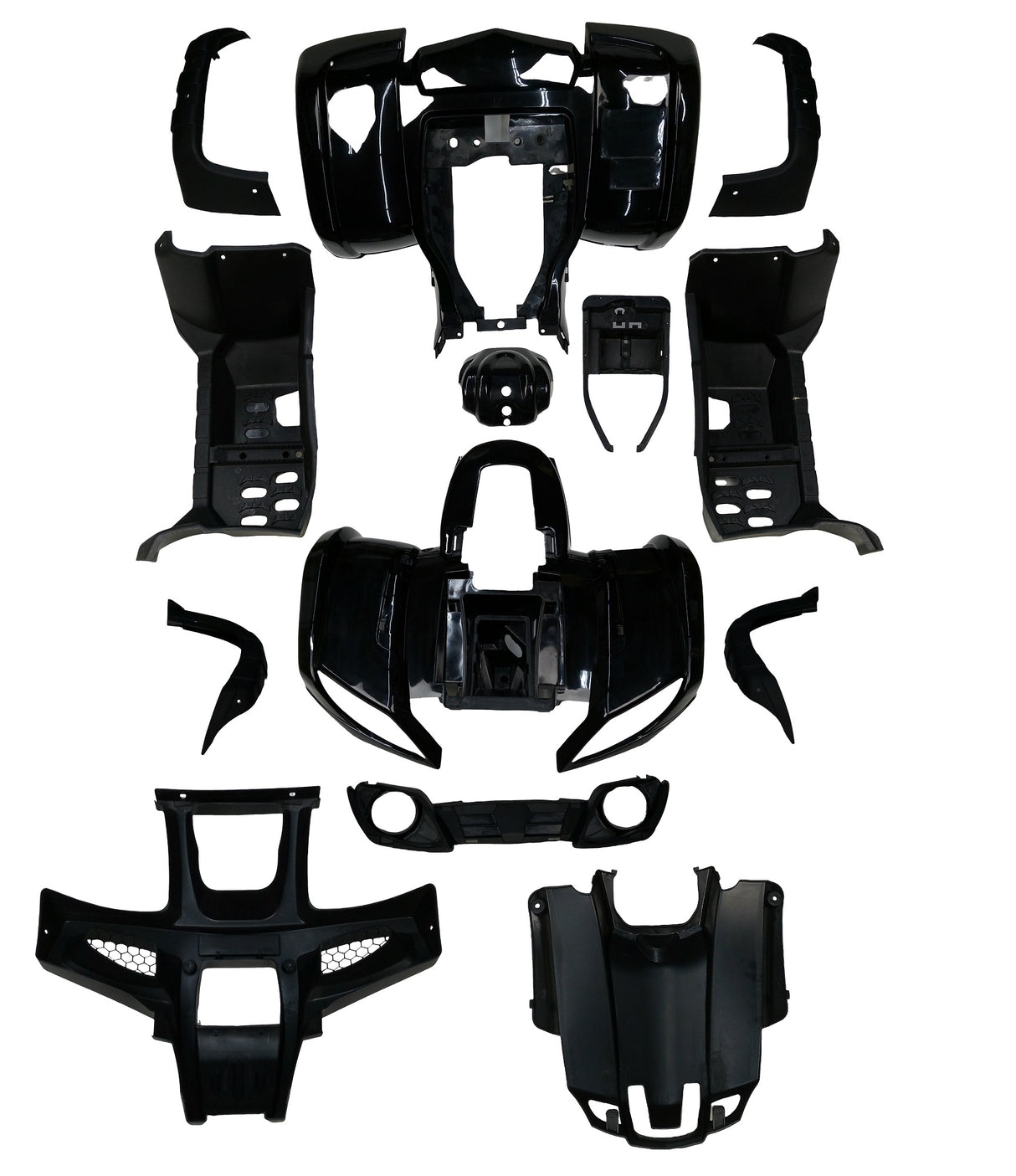Body Fender Kit for Chinese ATV - Coolster 3150, Tao Tao Bull, Rhino - 2 piece