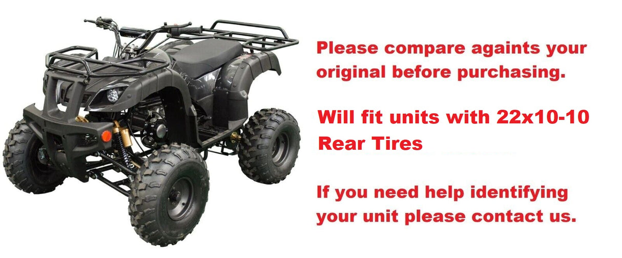 Feet Rest Guard Coolster 150cc 3150DX 3150DX2 ATV Taotao Bull150 RHINO250 250cc