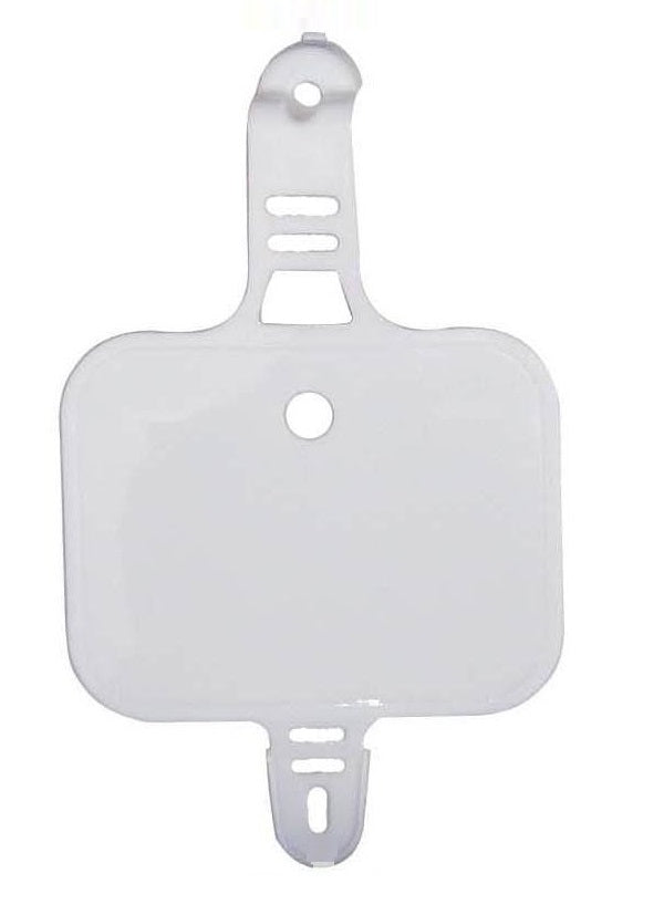 3. Name Plate WHITE, Body Plastic, CRF50, WHITE