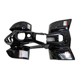 2 Piece ATV Body Fender Kit Tao Tao ATA110B, BoulderB1 - Glossy Black