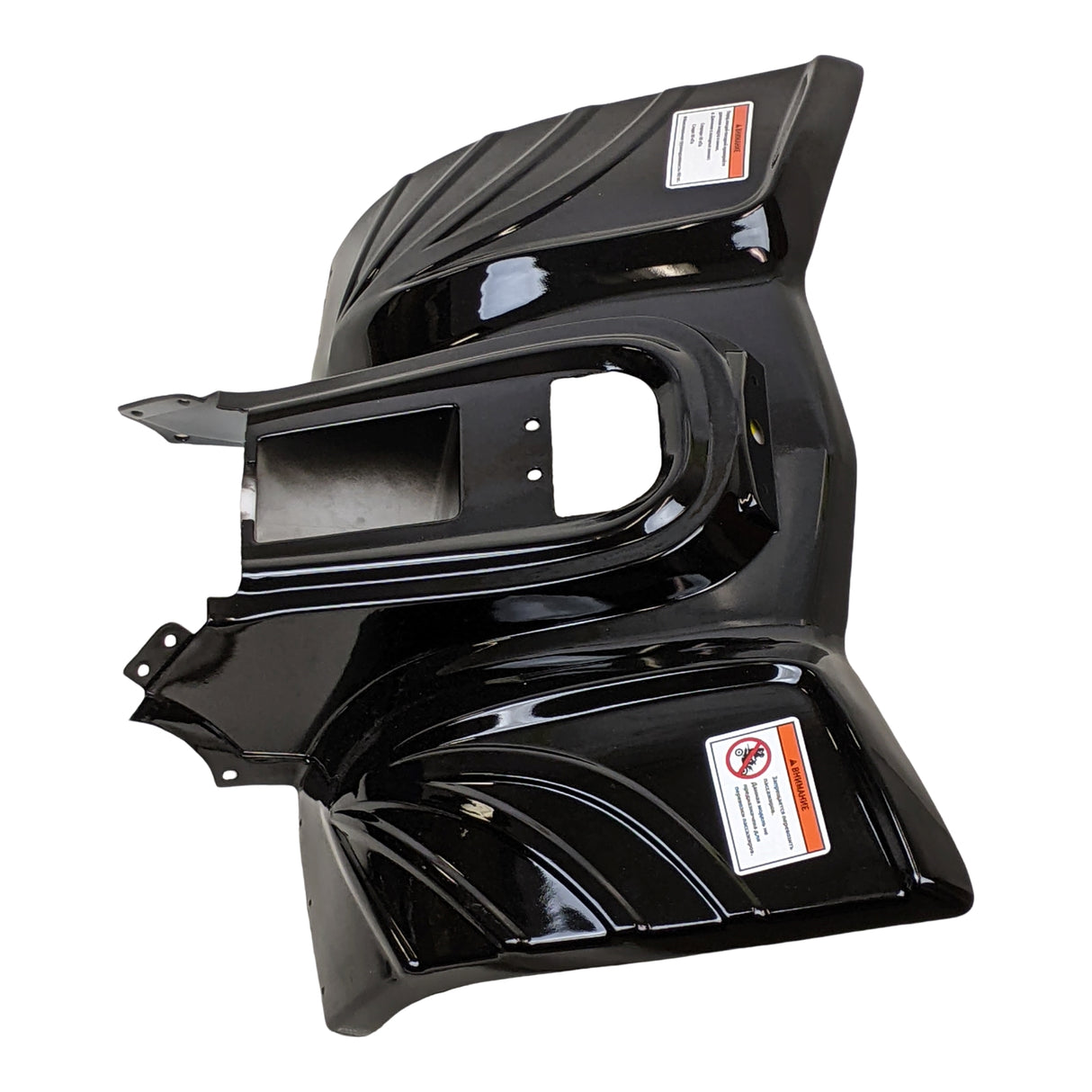 2 Piece ATV Body Fender Kit Tao Tao ATA110B, BoulderB1 - Glossy Black