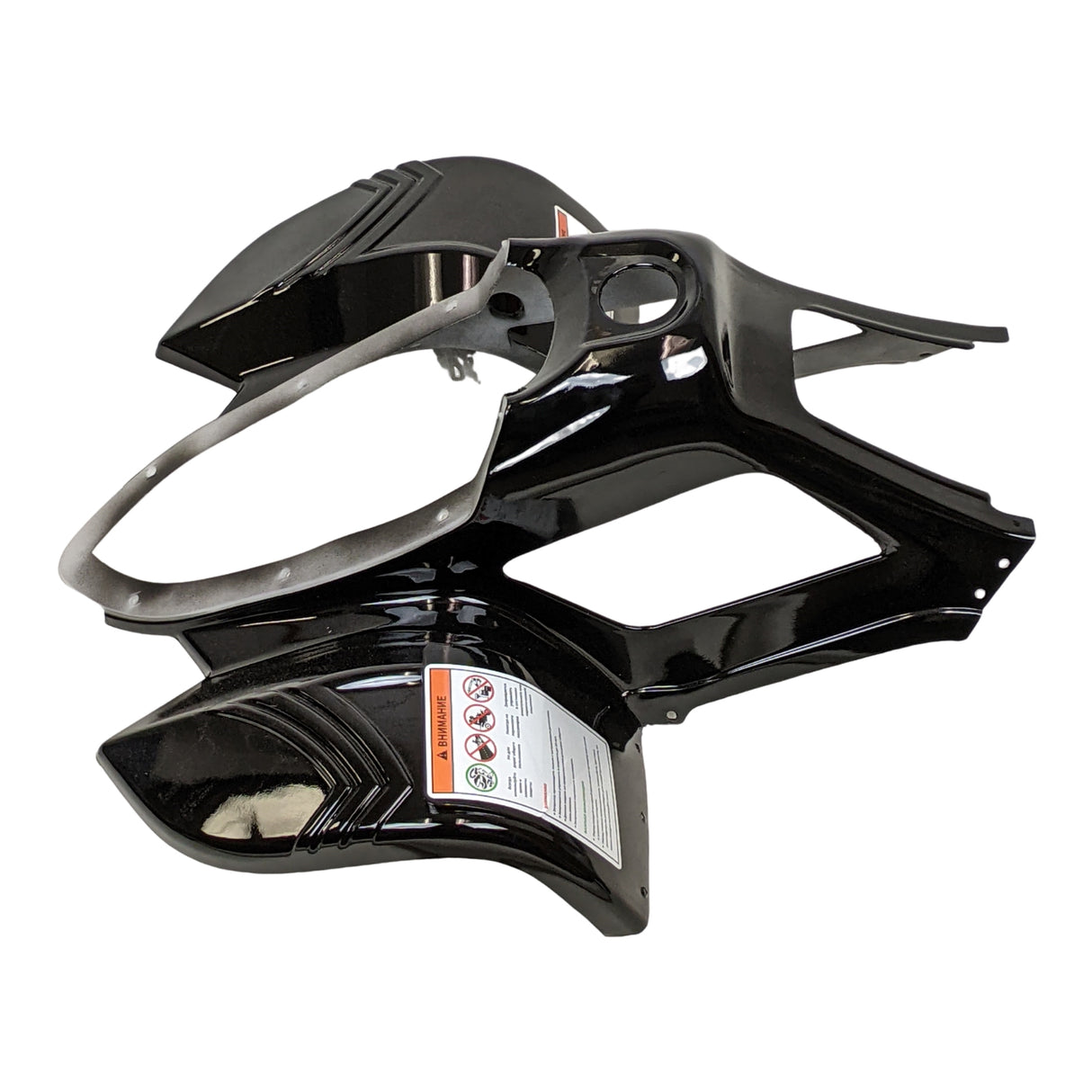 2 Piece ATV Body Fender Kit Tao Tao ATA110B, BoulderB1 - Glossy Black