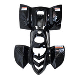 2 Piece ATV Body Fender Kit Tao Tao ATA110B, BoulderB1 - Glossy Black