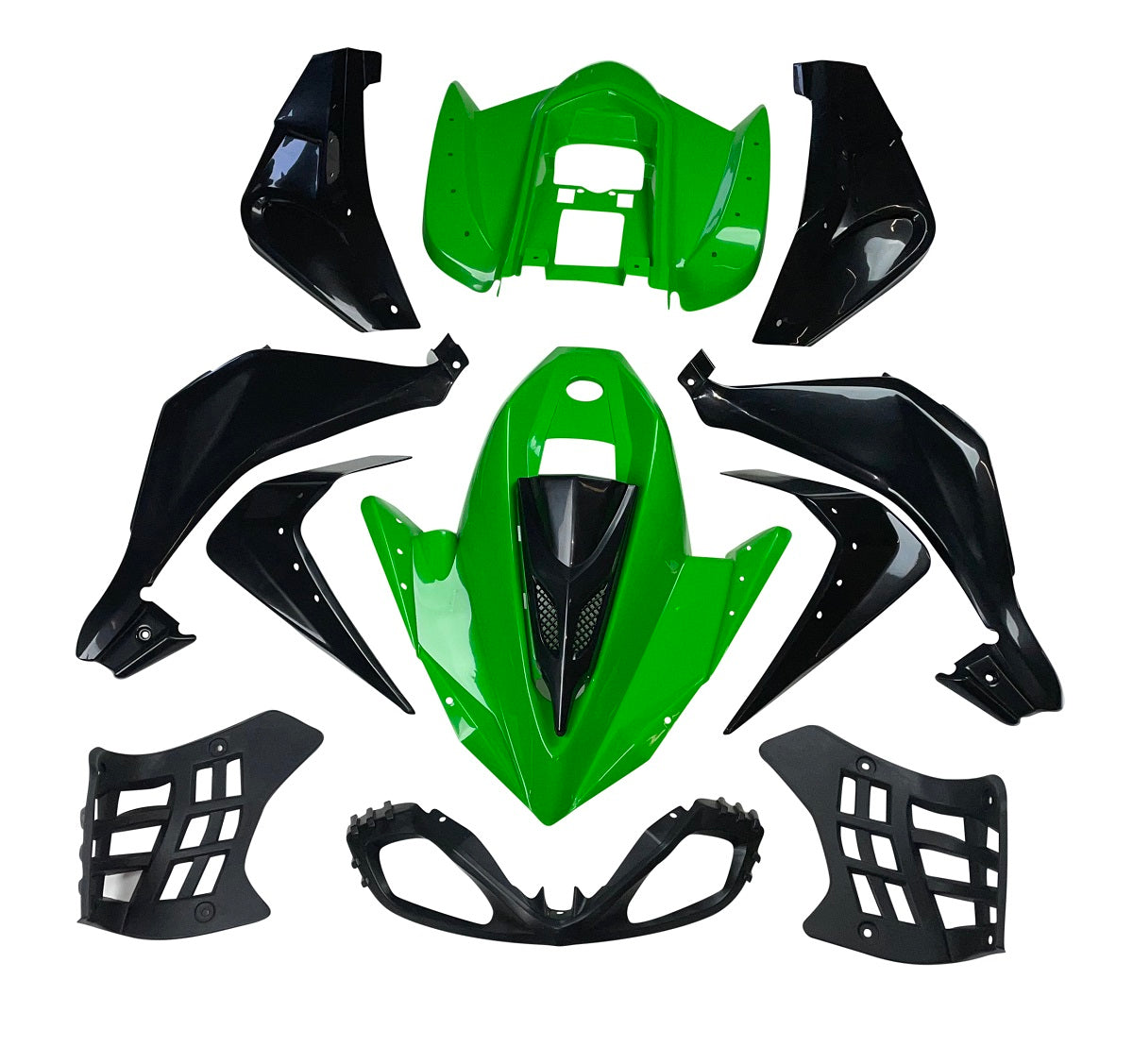 ATV Complete Body Fender Kit for Chinese ATV Taotao ATA125G -  GREEN
