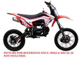 ABS Plastic Body Fairing Kit Set Red for HONDA CRF110F 2013-2018 Pit Dirt Bike