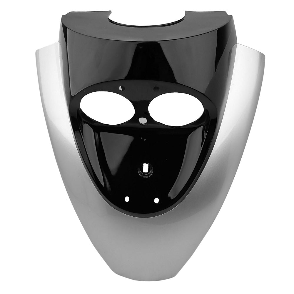 03 - Front Panel Headlight Cover - Black - Version Jonway Force C