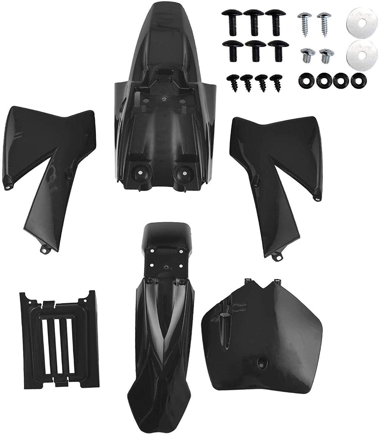 KTM50 SX 50 JUNIOR 50cc SX Fender Plastic Body Kit 2002-2008 KTM BLACK