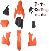 Complete Plastic Fender Fairing Body Kit for KTM 85 SX85/105 KTM250 SX XC Dirt Bike Replacement for 2006-2012 Models (Orange)
