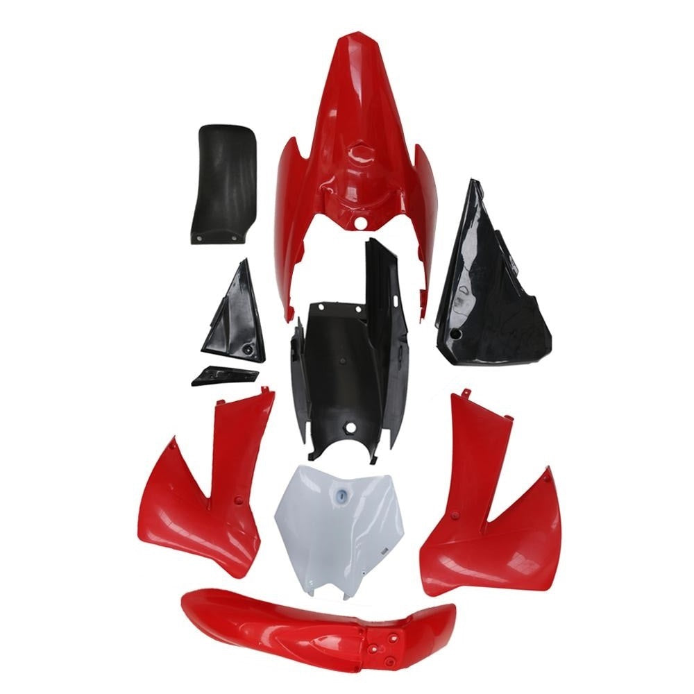 Complete Plastic Fender Fairing Body Kit for KTM 85 SX85/105 KTM250 SX XC Dirt Bike Replacement for 2006-2012 Models (RED)