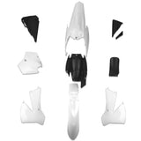 Complete Plastic Fender Fairing Body Kit for KTM 85 SX85/105 KTM250 SX XC Dirt Bike Replacement for 2006-2012 Models (White)