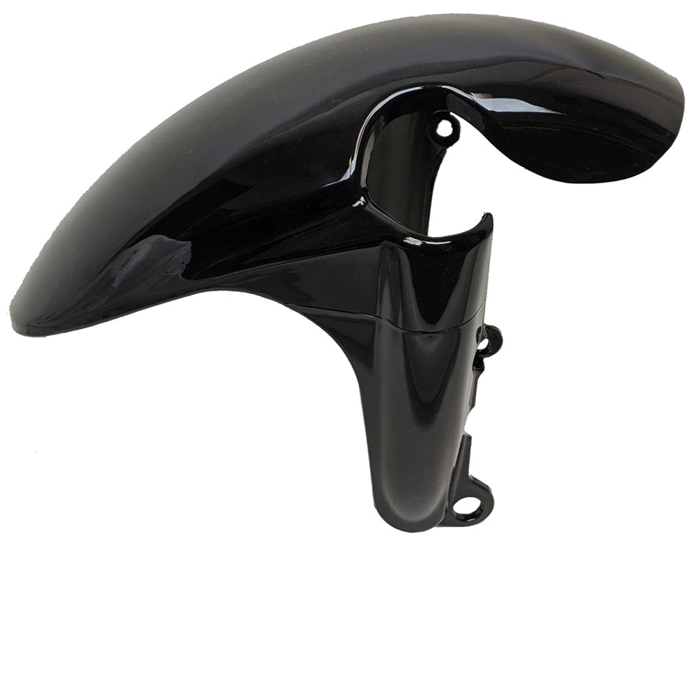 01 - Front Fender - BLACK-ABS Body Parts, Jonway YY50QT - Version 2022