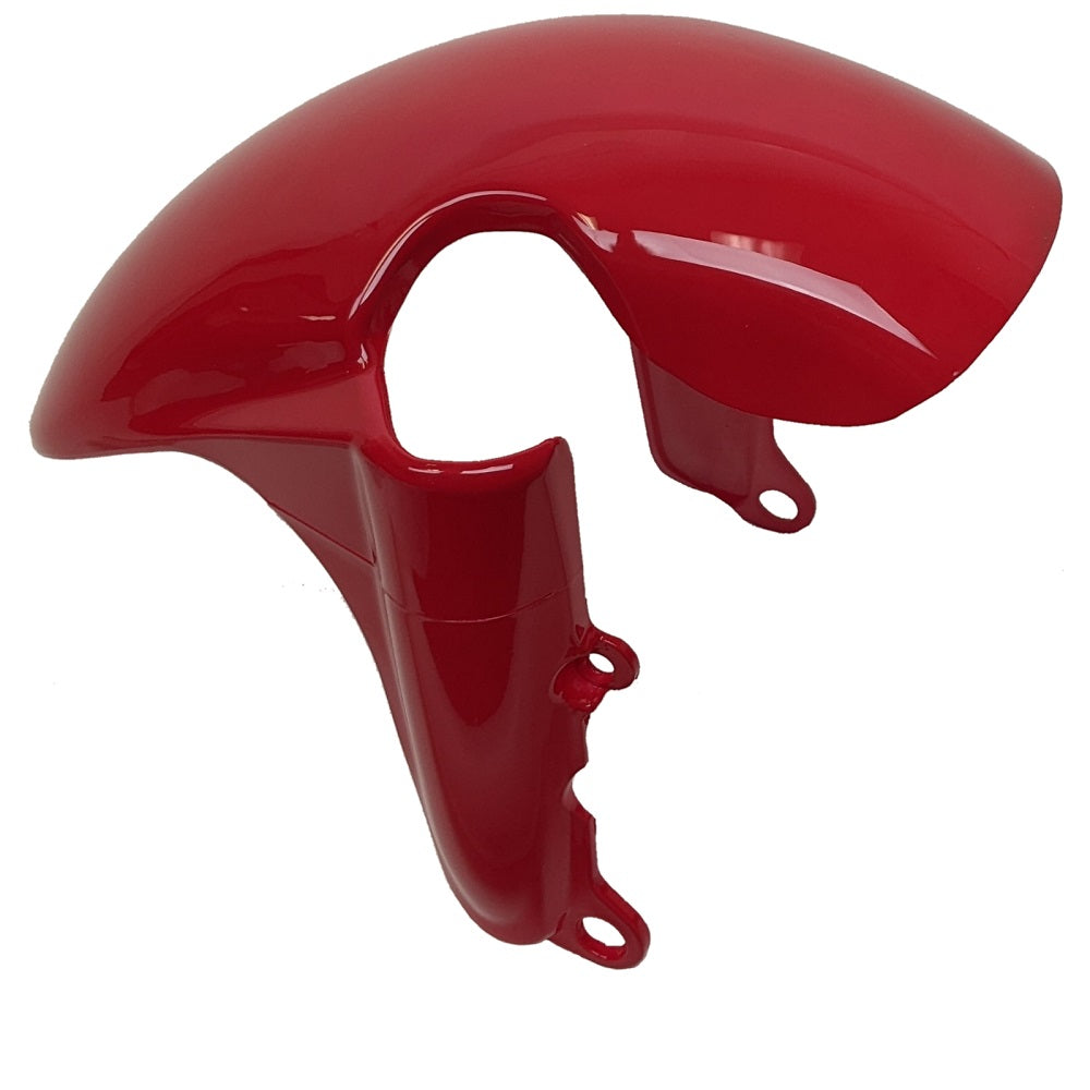 01 - Front Fender - RED-ABS Body Parts, Jonway YY50QT - Version 2022
