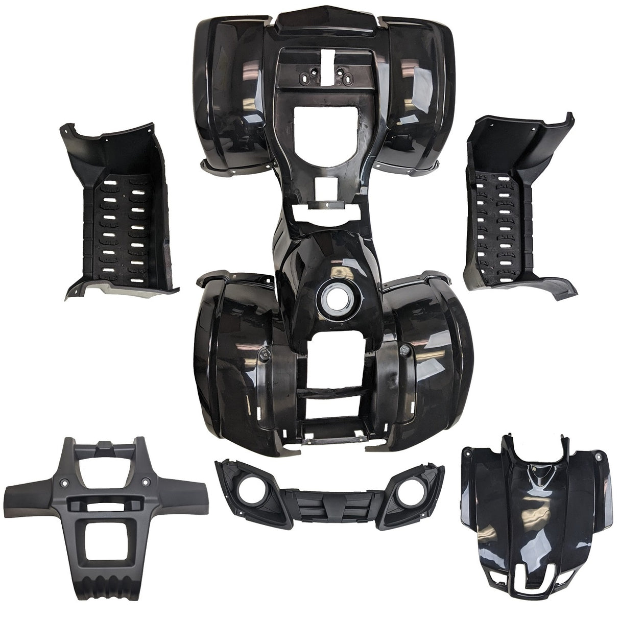 Body Plastic ATV Taotao 110D 125D 110cc 125cc Ryder Coolster Utility Peace - Black