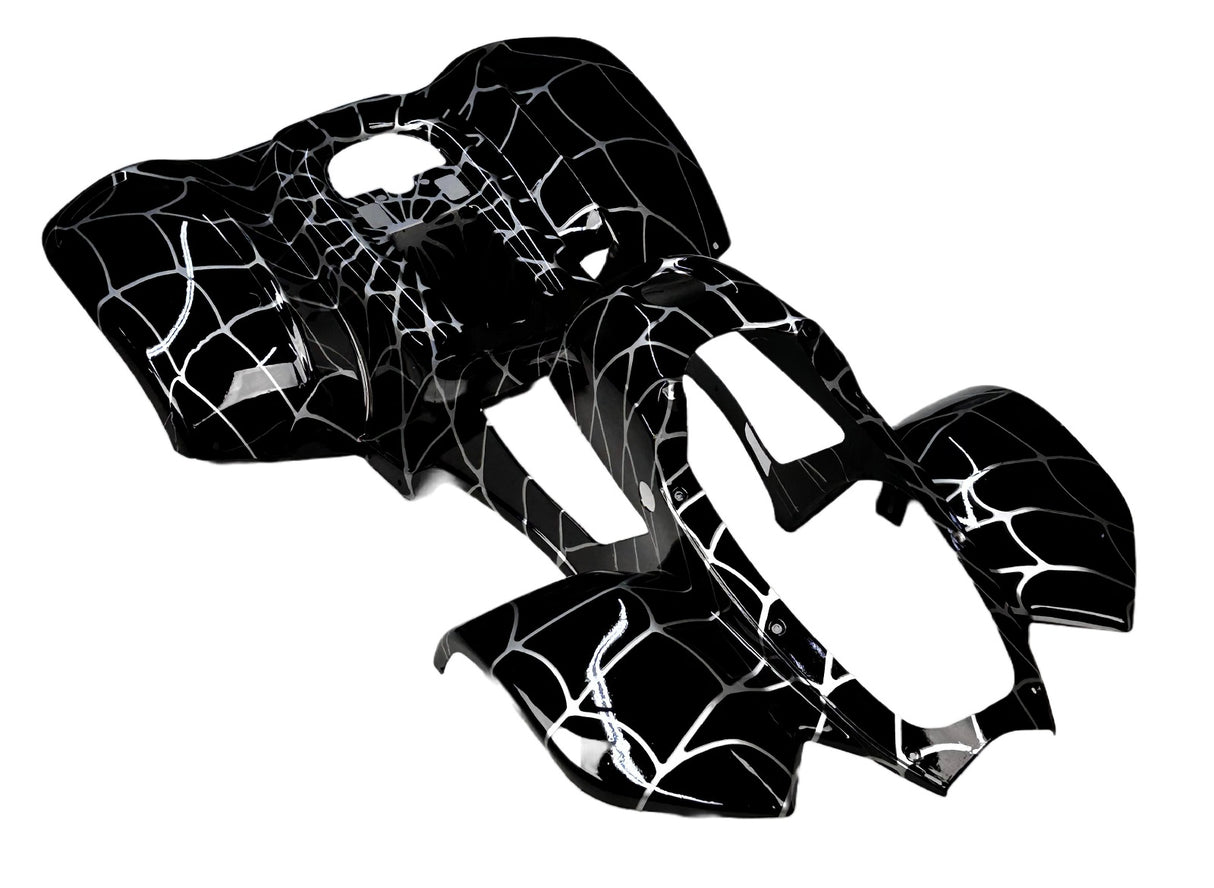 ATV Body Fender Kit - Coolster 3050C 110cc - BLACK SPIDER