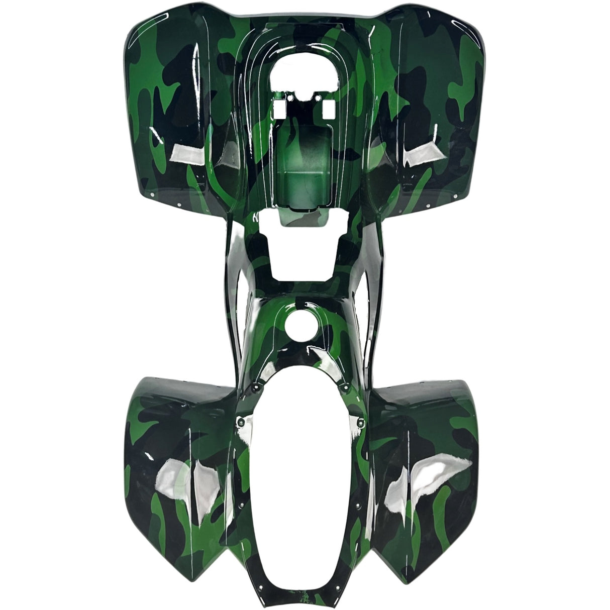 ATV Body Fender Kit - Coolster 3050C 110cc - GREEN CAMO ARMY