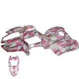 ATV Body Fender Kit - Coolster 3050C 110cc - Pink Camo w/ Barb Wire